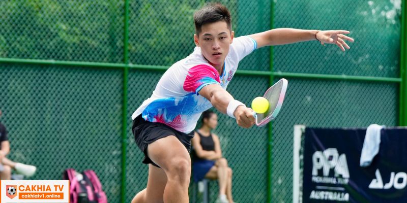 Trương Vinh Hiển tại giải OB Pickleball Open 2024